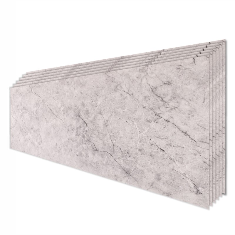 Set 6 panouri decorative, Naimeed D6577, Autoadeziv, aspect mat, suprafata acoperita 1.08 mp, 30x60 cm, Gri Set 6 panouri decorative, Naimeed D6577, Autoadeziv, aspect mat, suprafata acoperita 1.08 mp, 30x60 cm, Gri