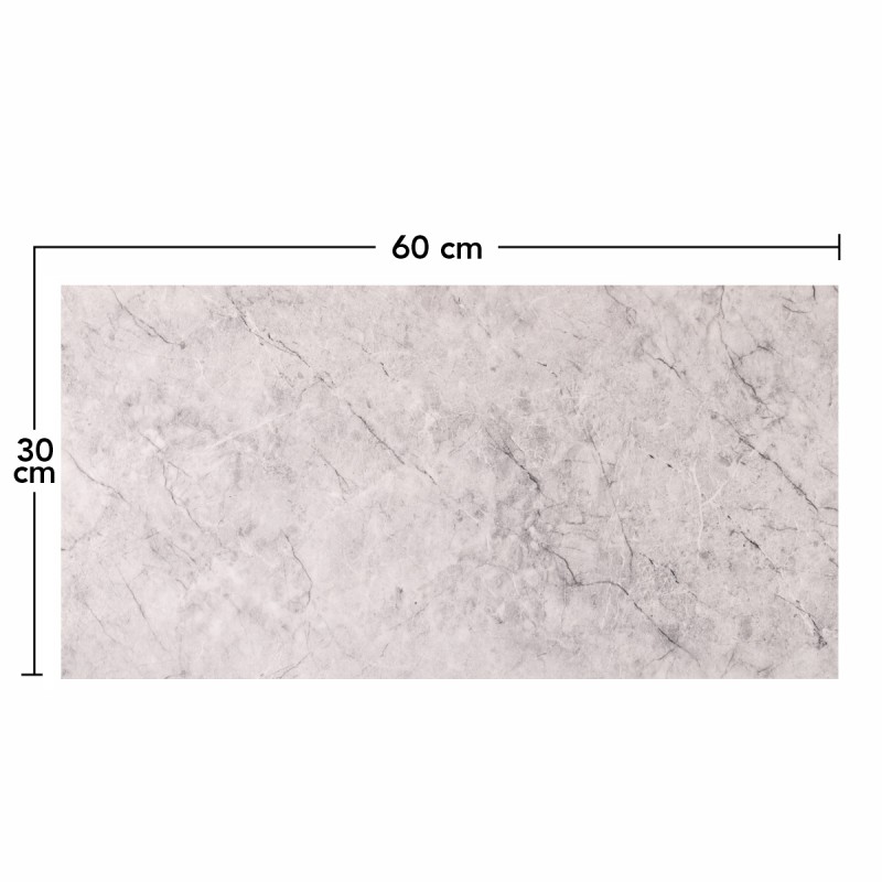 Set 6 panouri decorative, Naimeed D6577, Autoadeziv, aspect mat, suprafata acoperita 1.08 mp, 30x60 cm, Gri Set 6 panouri decorative, Naimeed D6577, Autoadeziv, aspect mat, suprafata acoperita 1.08 mp, 30x60 cm, Gri