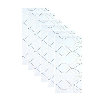 Set 6 panouri decorative autoadezive cu folie de aluminiu, efect marmura,  suprafata acoperita 1.08 m², Naimeed D7110, 60x30 cm, Alb Set 6 panouri decorative autoadezive cu folie de aluminiu, efect marmura,  suprafata acoperita 1.08 m², Naimeed D7110, 60x30 cm, Alb