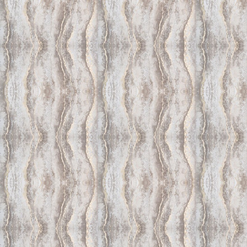 Set 6 panouri decorative autoadezive cu folie de aluminiu, efect marmura,  suprafata acoperita 1.08 m², Naimeed D7128, 60x30 cm, Maro deschis