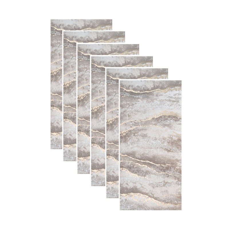 Set 6 panouri decorative autoadezive cu folie de aluminiu, efect marmura, suprafata acoperita 1.08 m², Naimeed D7128, 60x30 cm, Maro deschis Set 6 panouri decorative autoadezive cu folie de aluminiu, efect marmura, suprafata acoperita 1.08 m², Naimeed D7128, 60x30 cm, Maro deschis