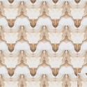 Set 6 panouri decorative autoadezive cu folie de aluminiu, efect marmura,  suprafata acoperita 1.08 m², Naimeed D7129, 60x30 cm, Alb/Crem