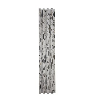 Panou decorativ riflaj WPC, montaj rapid, rezistenta ridicata, Naimeed D7532, 260x16.8x2.3cm, alb Panou decorativ riflaj WPC, montaj rapid, rezistenta ridicata, Naimeed D7532, 260x16.8x2.3cm, alb
