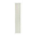 Panou decorativ riflaj WPC, montaj rapid, rezistenta ridicata, Naimeed D7536, 260x16.8x2.3cm, alb