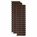 Set 3 Panouri riflaj acustic decorativ, MDF si pasla, Naimeed D6232, 240x30x1.8cm, Nuc Set 3 Panouri riflaj acustic decorativ, MDF si pasla, Naimeed D6232, 240x30x1.8cm, Nuc