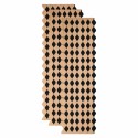 Set 3 Panouri riflaj acustic decorativ, MDF si pasla, Naimeed D6233, 240x30x1.8cm, Castan Set 3 Panouri riflaj acustic decorativ, MDF si pasla, Naimeed D6233, 240x30x1.8cm, Castan