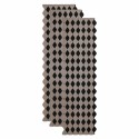 Set 3 Panouri riflaj acustic decorativ, MDF si pasla, Naimeed D6234, 240x30x1.8cm, Gri Set 3 Panouri riflaj acustic decorativ, MDF si pasla, Naimeed D6234, 240x30x1.8cm, Gri