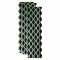 Set 3 Panouri riflaj acustic decorativ, MDF si pasla, Naimeed D6240, 240x30x1.8cm, Verde