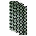 Set 6 Panouri riflaj acustic decorativ, MDF si pasla, Naimeed D6240, 240x30x1.8cm, Verde Set 6 Panouri riflaj acustic decorativ, MDF si pasla, Naimeed D6240, 240x30x1.8cm, Verde