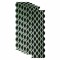 Set 6 Panouri riflaj acustic decorativ, MDF si pasla, Naimeed D6240, 240x30x1.8cm, Verde