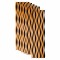 Set 6 Panouri riflaj acustic decorativ, MDF si pasla, Naimeed D6242, 240x30x1.8cm, Cires