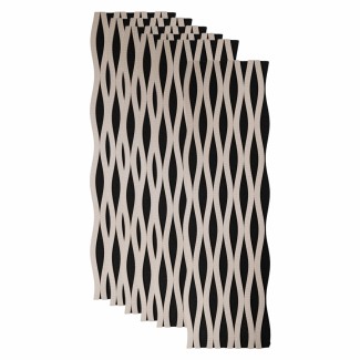 Set 6 Panouri riflaj acustic decorativ, MDF si pasla, Naimeed D6243, 240x30x1.8cm, Gri Set 6 Panouri riflaj acustic decorativ, MDF si pasla, Naimeed D6243, 240x30x1.8cm, Gri