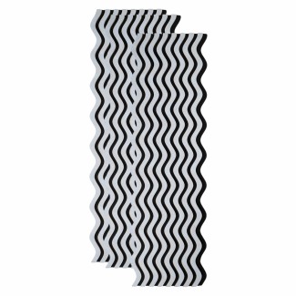 Set 3 Panouri riflaj acustic decorativ, MDF si pasla, Naimeed D6245, 240x30x1.8cm, Gri Set 3 Panouri riflaj acustic decorativ, MDF si pasla, Naimeed D6245, 240x30x1.8cm, Gri