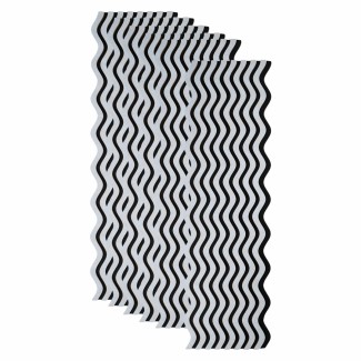 Set 6 Panouri riflaj acustic decorativ, MDF si pasla, Naimeed D6245, 240x30x1.8cm, Gri Set 6 Panouri riflaj acustic decorativ, MDF si pasla, Naimeed D6245, 240x30x1.8cm, Gri