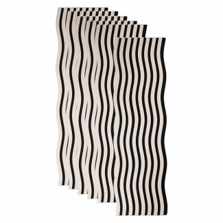 Set 6 Panouri riflaj acustic decorativ, MDF si pasla, Naimeed D6247, 240x30x1.8cm, Gri Set 6 Panouri riflaj acustic decorativ, MDF si pasla, Naimeed D6247, 240x30x1.8cm, Gri