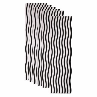 Set 6 Panouri riflaj acustic decorativ, MDF si pasla, Naimeed D6248, 240x30x1.8cm, Alb Set 6 Panouri riflaj acustic decorativ, MDF si pasla, Naimeed D6248, 240x30x1.8cm, Alb