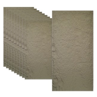 Set 10 x Panou Decorativ 3D, Naimeed D5737, ultrausor, design elegant, PU, 120 x 60 x 3 cm, Crem