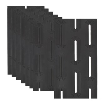 Set 8 x Panou Decorativ 3D, Naimeed D5765, ultrausor, design elegant, PU, 120 x 60 x 3 cm, Negru Set 8 x Panou Decorativ 3D, Naimeed D5765, ultrausor, design elegant, PU, 120 x 60 x 3 cm, Negru