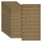 Set 12 x Panou Decorativ 3D, Naimeed D5770, ultrausor, design elegant, PU, 120 x 60 x 2.5 cm, Maro