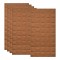 Set 5 x Panou Decorativ 3D, Naimeed D5771, ultrausor, design elegant, PU, 120 x 60 x 2.5 cm, Caramiziu