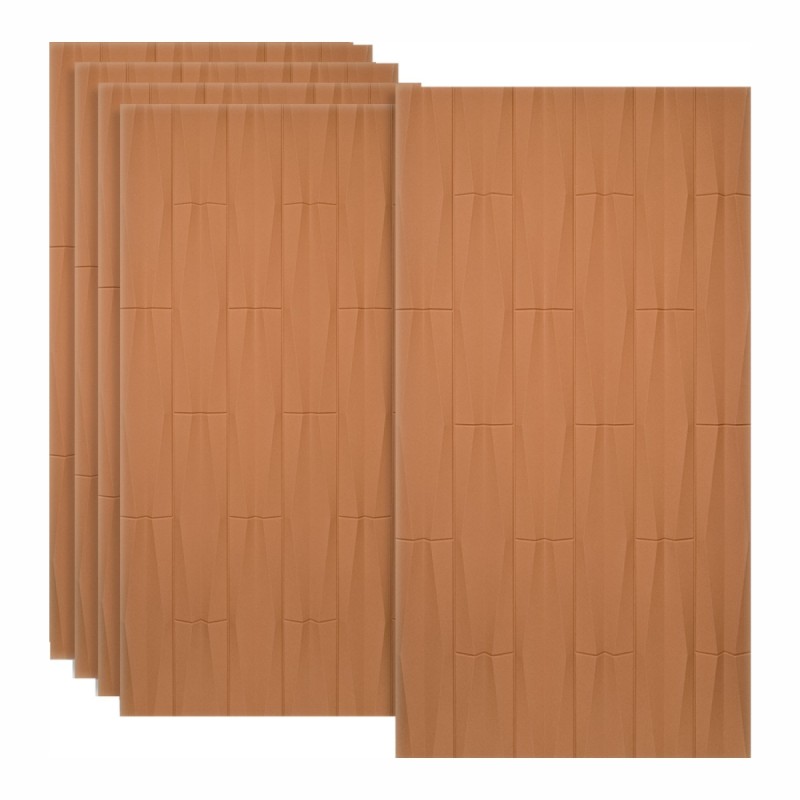 Set 5 x Panou Decorativ 3D, Naimeed D5775, ultrausor, design elegant, PU, 120 x 60 x 2.5 cm, Portocaliu Set 5 x Panou Decorativ 3D, Naimeed D5775, ultrausor, design elegant, PU, 120 x 60 x 2.5 cm, Portocaliu