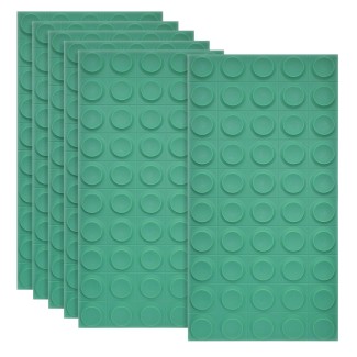 Set 6 x Panou Decorativ 3D, Naimeed D5780, ultrausor, design elegant, PU, 120 x 60 x 2.5 cm, Turcoaz