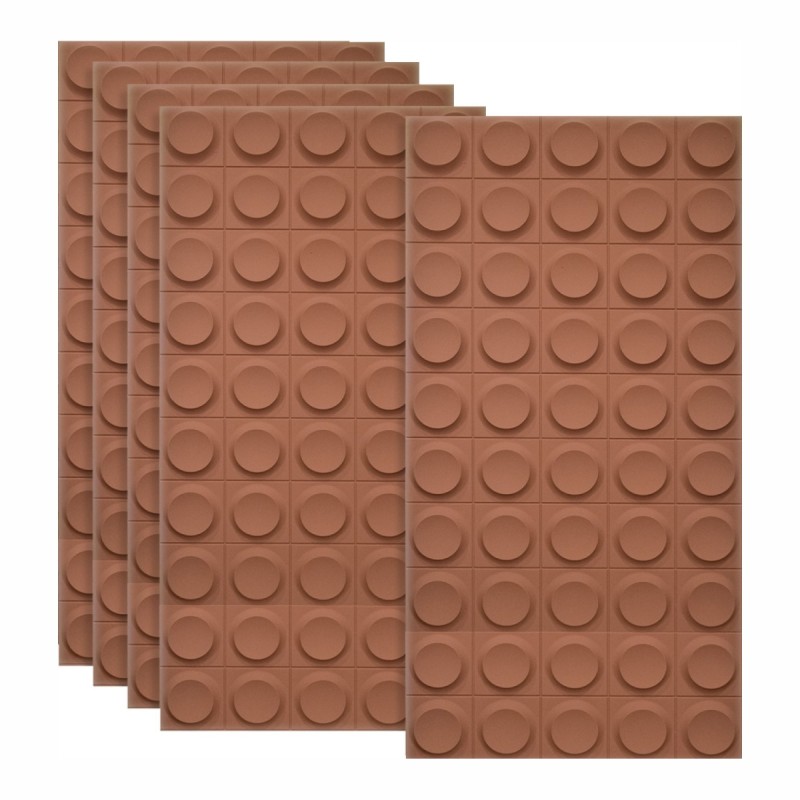 Set 5 x Panou Decorativ 3D, Naimeed D5781, ultrausor, design elegant, PU, 120 x 60 x 2.5 cm, Caramiziu Set 5 x Panou Decorativ 3D, Naimeed D5781, ultrausor, design elegant, PU, 120 x 60 x 2.5 cm, Caramiziu