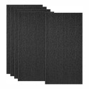 Set 5 x Panou Decorativ 3D, Naimeed D5785, ultrausor, design modern, PU, 120 x 60 x 2.5 cm, Negru Set 5 x Panou Decorativ 3D, Naimeed D5785, ultrausor, design modern, PU, 120 x 60 x 2.5 cm, Negru