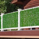 Plasa gard, frunze artificiale, Naimeed D4960, Iedera, paravan pentru balcon, terasa si gard, Verde Deschis