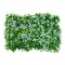 Panou din plante artificiale, cu frunze, Naimeed D5895, Alb-Verde, 600x400mm