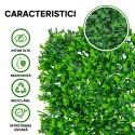 Panou din plante artificiale, cu frunze, Naimeed D5900, Verde, 600x400mm Panou din plante artificiale, cu frunze, Naimeed D5900, Verde, 600x400mm