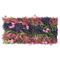 Panou din plante artificiale cu flori, Naimeed D5913, Mulricolor, 1000x500mm Panou din plante artificiale cu flori, Naimeed D5913, Mulricolor, 1000x500mm