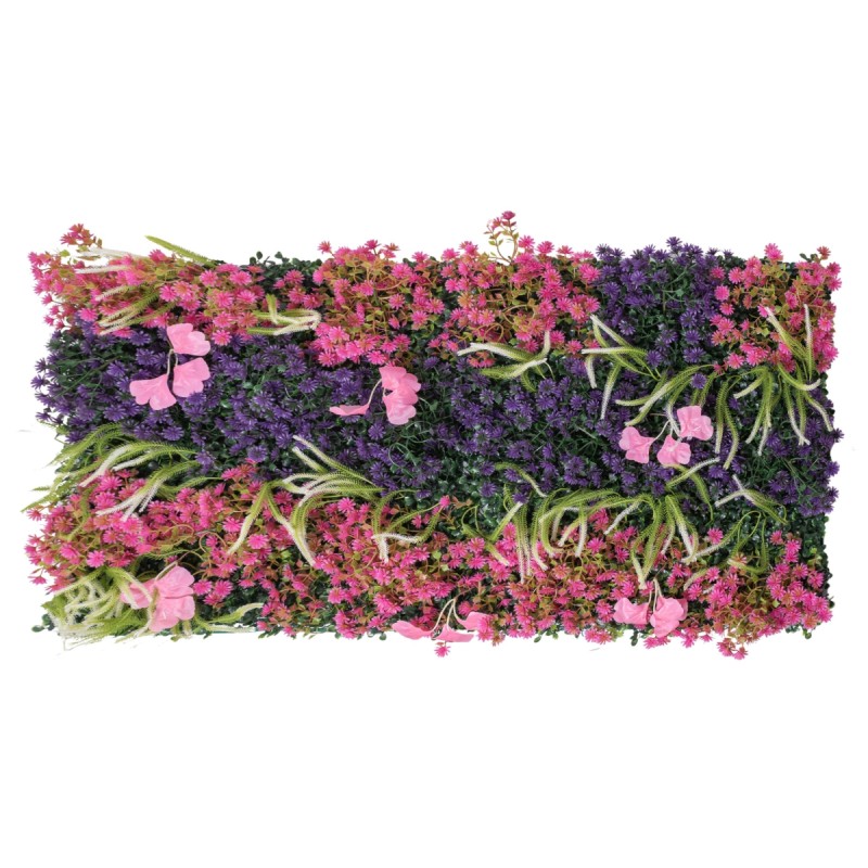 Panou din plante artificiale cu flori, Naimeed D5913, Mulricolor, 1000x500mm Panou din plante artificiale cu flori, Naimeed D5913, Mulricolor, 1000x500mm