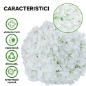 Sfera din plante artificiale, cu flori, Naimeed D5927, Alb, 100mm Sfera din plante artificiale, cu flori, Naimeed D5927, Alb, 100mm