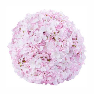 Sfera din plante artificiale, cu flori, Naimeed D5920, Roz, 200mm