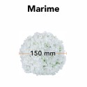 Sfera din plante artificiale, cu flori, Naimeed D5923, Alb, 150mm Sfera din plante artificiale, cu flori, Naimeed D5923, Alb, 150mm