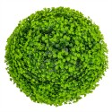 Sfera din plante artificiale, cu flori, Naimeed D5935, Verde Inchis, 280mm Sfera din plante artificiale, cu flori, Naimeed D5935, Verde Inchis, 280mm