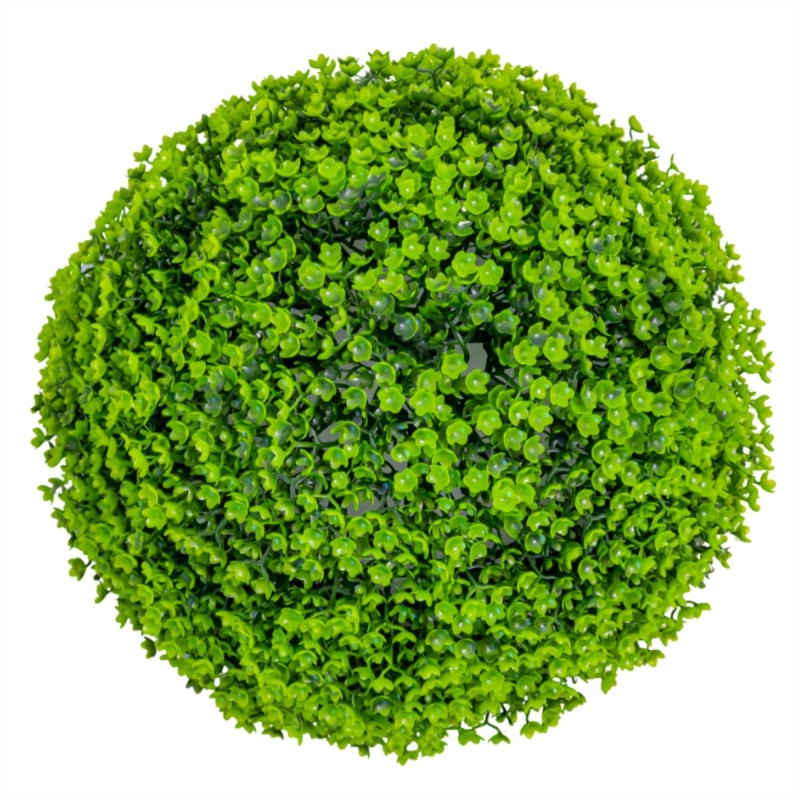 Sfera din plante artificiale, cu flori, Naimeed D5935, Verde Inchis, 280mm Sfera din plante artificiale, cu flori, Naimeed D5935, Verde Inchis, 280mm