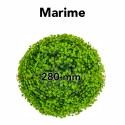 Sfera din plante artificiale, cu flori, Naimeed D5935, Verde Inchis, 280mm Sfera din plante artificiale, cu flori, Naimeed D5935, Verde Inchis, 280mm