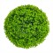 Sfera din plante artificiale, cu flori, Naimeed D5936, Verde Inchis, 200mm
