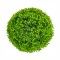Sfera din plante artificiale, cu flori, Naimeed D5937, Verde Inchis, 150mm