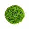 Sfera din plante artificiale, cu flori, Naimeed D5938, Verde Inchis, 100mm