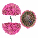 Sfera din plante artificiale, cu flori, Naimeed D5940, Roz Inchis, 200mm Sfera din plante artificiale, cu flori, Naimeed D5940, Roz Inchis, 200mm