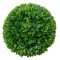 Sfera din plante artificiale, cu flori, Naimeed D5951, Verde intens, 280mm