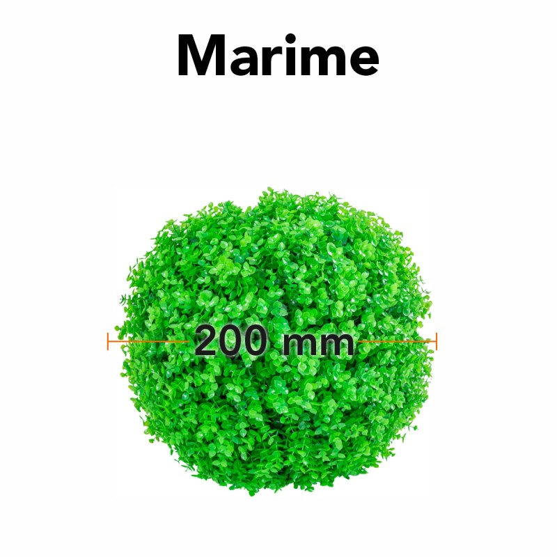 Sfera din plante artificiale, Naimeed D5956, Verde, 200mm Sfera din plante artificiale, Naimeed D5956, Verde, 200mm