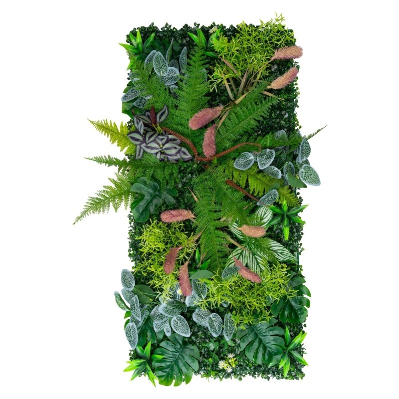Panou din plante artificiale, cu frunze, Naimeed D7199, Verde, 100X50 cm Panou din plante artificiale, cu frunze, Naimeed D7199, Verde, 100X50 cm