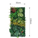 Panou din plante artificiale, cu frunze, Naimeed D7203, Verde, 100X50 cm Panou din plante artificiale, cu frunze, Naimeed D7203, Verde, 100X50 cm