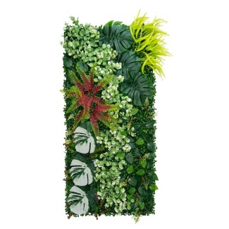 Panou din plante artificiale, cu frunze, Naimeed D7204, Verde, 100X50 cm Panou din plante artificiale, cu frunze, Naimeed D7204, Verde, 100X50 cm