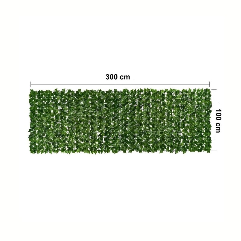 Plasa gard, frunze artificiale, Naimeed D7220, paravan pentru balcon, terasa si gard, 100x300 cm, Verde Plasa gard, frunze artificiale, Naimeed D7220, paravan pentru balcon, terasa si gard, 100x300 cm, Verde