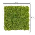 Panou din plante artificiale, Naimeed D7428, Verde, 50x50 cm